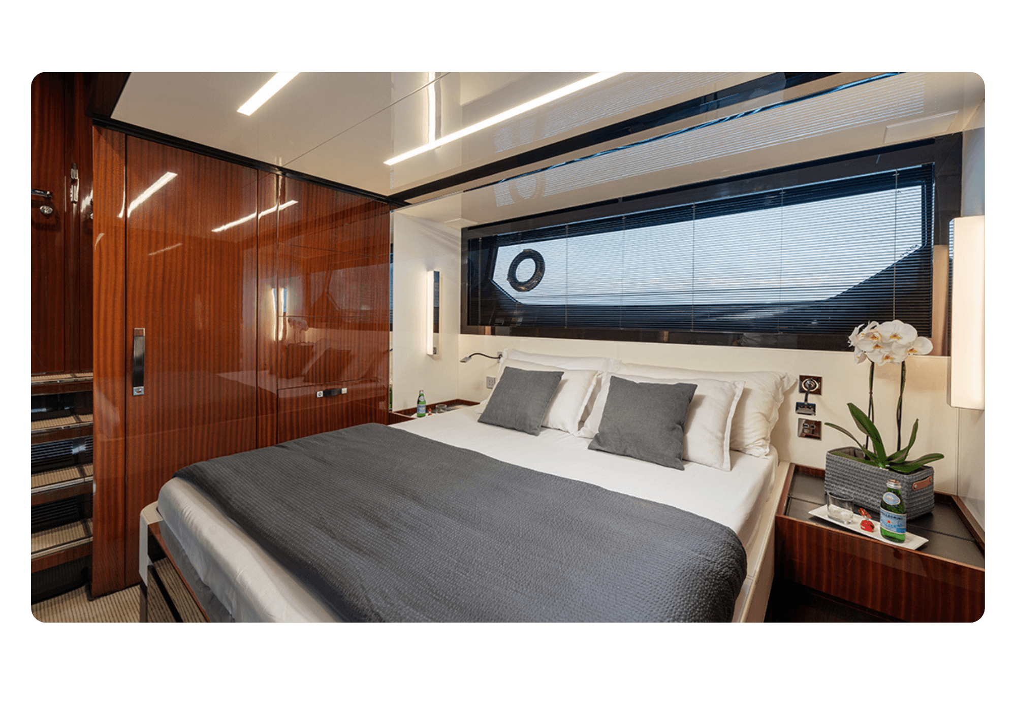 Luxury yacht interior